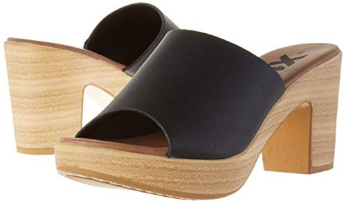 XTI 49888, Sandali Punta Aperta Donna, Nero (Nero