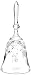 Galway Crystal Longford Makeup Bell