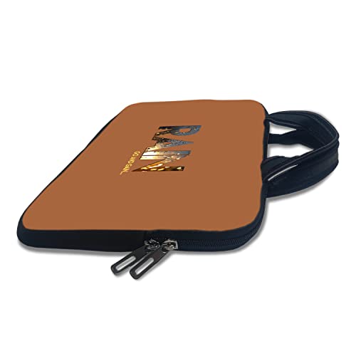 Image of TheSkinMantra Chain Laptop Sleeve Bag Compatible with Laptop /Macbooks /Chrombook /Notebook /Zbook (13.3 Inch [Handle], Go & gain)
