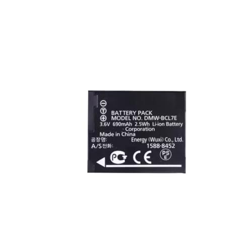 DMW-BCL7E �݊��������� Panasonic�[�d���o�b�e���[BCL7 SZ3GK SZ9 XS3 FH10 690mAh�J�����p�����o�b�e���[
