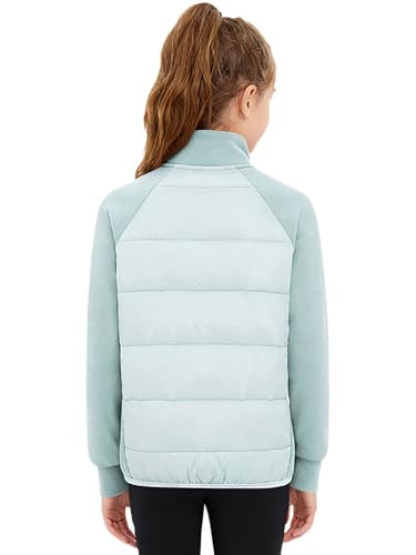 Image of Kids Girls Full Zip Sweatshirt Velvet Fleece Warm Jackets For Autumn Winter Camping Outdoors