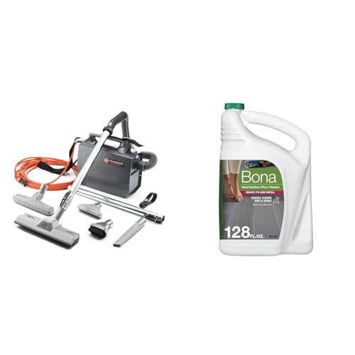 Image of Hoover CH30000 PortaPower Canister Vacuum and Bona 128 fl oz Floor Cleaner Bundle