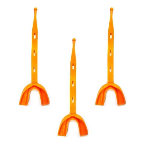 SafeTGard 3 Pack Youth Form Fit Mouthguard with Strap (Orange) Cover