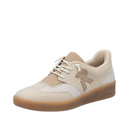 Rieker Damen M5551 Sneaker Low, Beige, 38 EU
