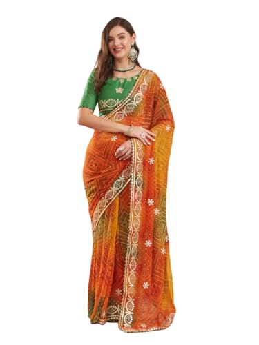 Image of Women's Banarasi Silk With Jacquard Print Saree With Blouse