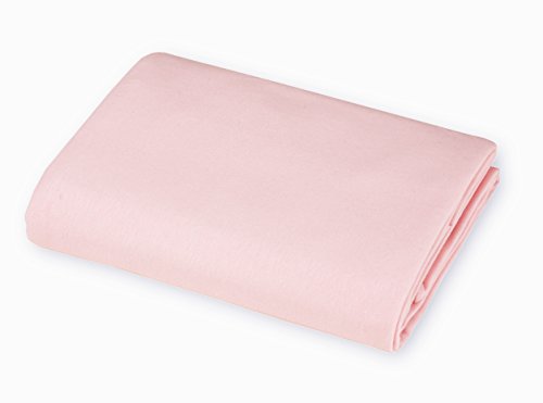 Image of TL Care Supreme 100% Natural Cotton Jersey Knit Fitted 18 inch x 36 inch Cradle /Bassinet Sheet, Pink, Soft Breathable, for Girls