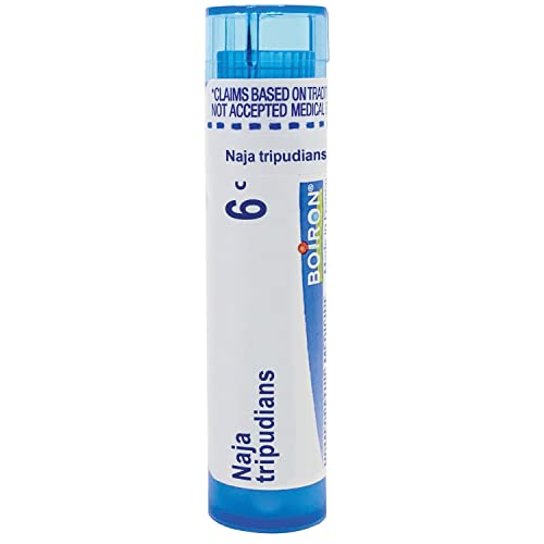 Boiron Naja Tripudians 6C Homeopathic Medicine for Headaches - 80 Pellets