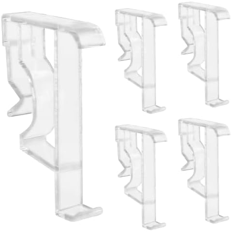 Waziaqoc 2 Inch Plastic Valance Clips Cover