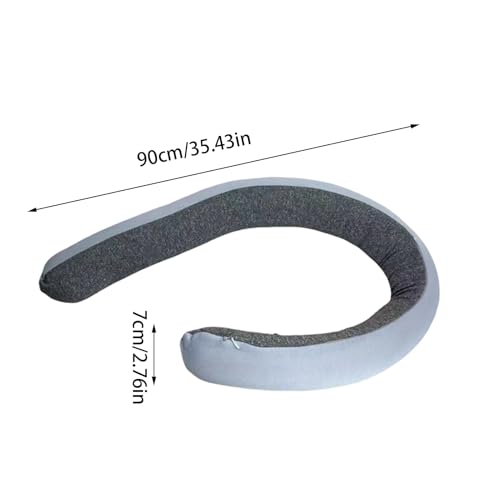 Oreiller cervical de voyage flexible et son coussin de nuque compact lavable - 3