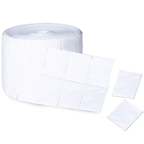 NÉONAIL Staubfreie Zellulose Pads 12-Lagig - Fusselfreie Wattepads - Nägel Zubehör - Nagellackentferner Pads - Gelnägel Zubehör - Baumwollpads - Zellstofftupfer Rolle - Reinigungspads - 500 Stk