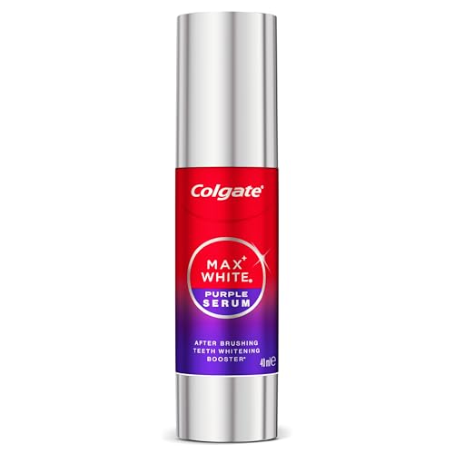 Colgate Max White Purple Serum 40ml, Lila Zahnaufhellung, hellt sofort auf, Zweifach-Aktiv-Formel für sofortige Farbkorrektur und anhaltende Aufhellungsergebnisse, mit Mikro-Poliermineralien – Bild 3