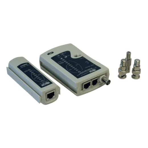 Tripp Lite Network Cable Continuity Tester for Cat5/Cat6, Phone and Coax Cable Assemblies (N044-000-R)