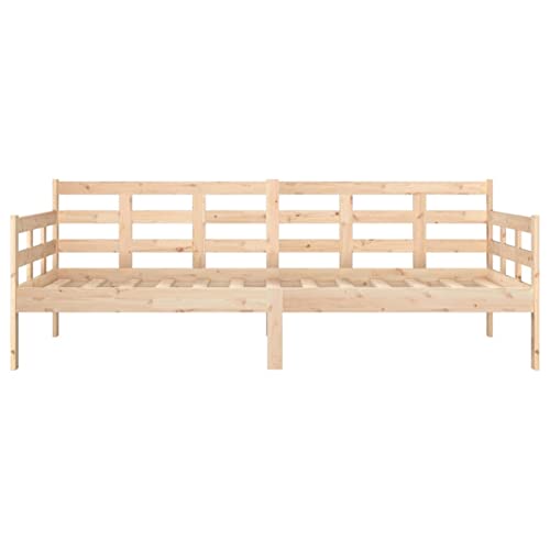 Susany Day Bed Guest Bed Frame Wooden Sofa Bed Daybed Frame Multifunctional Sleep-Sofa Solid Wood Pine 90x190 cm 5 Susany Day Bed Guest Bed Frame Wooden Sofa Bed Daybed Frame Multifunctional Sleep-Sofa Solid Wood Pine 90x190 cm - Image 5