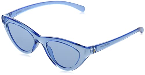 Volcom Mod Knife Crystal Sky Sunglasses with Blue Lens