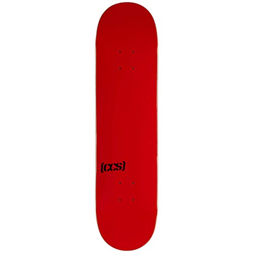 Image of [CCS] Logo Blank Skateboard Deck (Red, 7.00 inch)