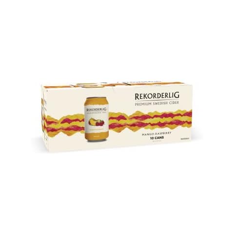 Rekorderlig Mango-Raspberry Cider 10 x 330 ml (cans) Cover