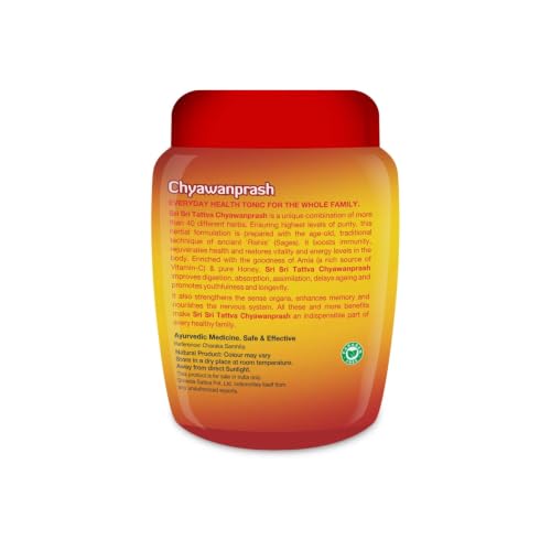 Image of Sri Sri TATTVA shuddhta ka naam Chyawanprash - Herbal Immunity Booster With 40+ Ayurvedic Ingredients For Better Strength And Stamina - 250G