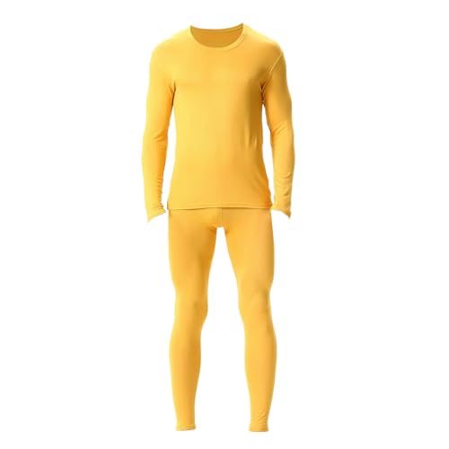 Men's Thermal Underwear Set, Microfiber Soft Fleece Lined Long Johns Winter Warm Base Layer Top & Bottom Big and Tall2