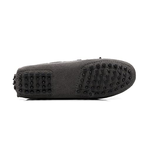Image of ANUFER Women's Classic Suede Penny Loafers Comfort Handmade Slipper Moccasins