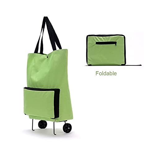 LICHUAN Einkaufstrolley, tragbar, zusammenklappbar, Oxford-Gewebe, Mehrzweckwagen für Einkaufen, Picknick, Aufbewahrung… – Bild 8