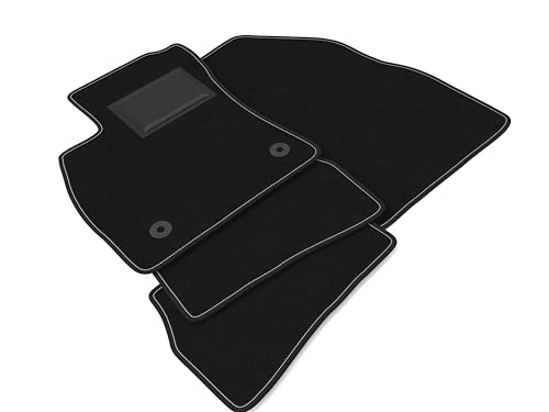 DHCarMats - Alfombrillas de coche para Opel Combo D Tour del 2012 al 2018, alfombrillas de coche de moqueta antideslizante, para interior del habitáculo, kit completo delantero y trasero
