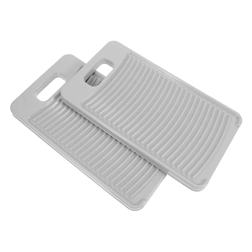 minkissy 2個ミニ洗濯板 手洗い用 小型 折りたたみ式 滑り止め設計 衣類 靴下 用 耐久性素材 収納便利 吊り下げ式 家用手 ボード