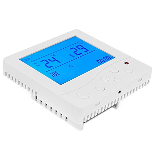 Equipo de Control de Temperatura, Termostato de Aire Acondicionado Central Fancoil Temperatura LCD Inteligente, Termostatos Domésticos Programables