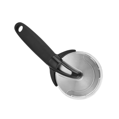 Cabilock Stainless Steel Pizza Cutter with Skid Handle Food Grade Kitchen Slicer Tool for Pizzas Cheesecakes and More Non Deformable Multipurpose Kitchen Essential