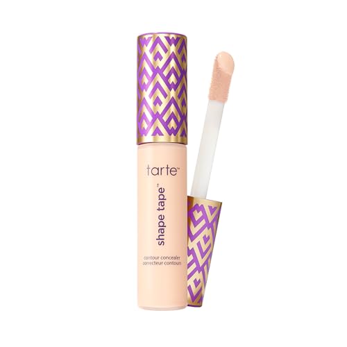 Image of tarte shape tape concealer - Full-Coverage Creaseless Soft Matte Finish, Brightening Under-Eye & Face Makeup, 16hr Longwear, Vegan & Cruelty-Free