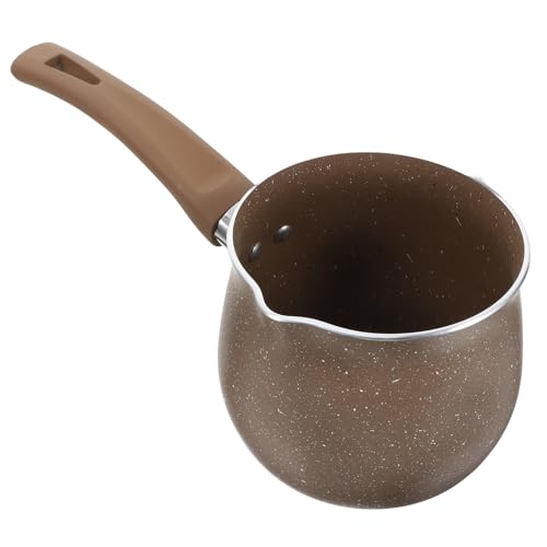 Olla pequeña de acero inoxidable y ABS con mango antiescaldaduras para café 2