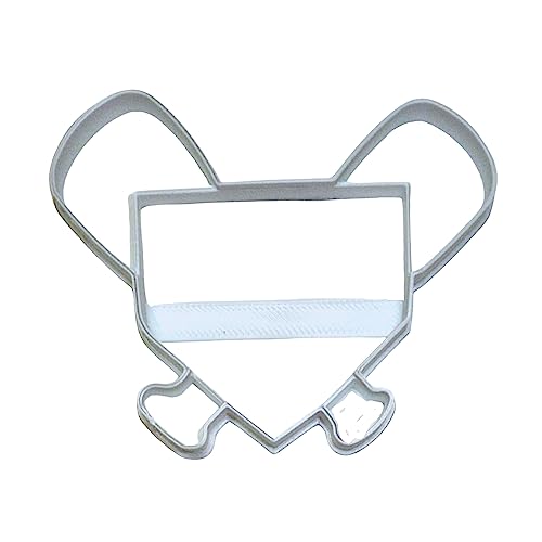HOME PLATE WITH BASEBALL BATS FIELD DIAMOND BASE SPORTS COOKIE CUTTER MADE IN USA PR2540