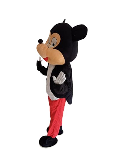 Image of BookMyCostume The Brave Friendly Mouse Cartoon Character Mascot Costume for Events | Adults | Full Size Adults