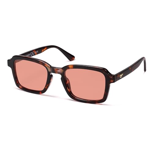 Image of VANLINKER Polarized Trendy Square Sunglasses for Women Men 2026 Retro Chic Cute Shades VL9849
