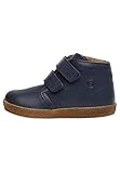 Außenmaterial : Leder Falcotto Conte 2VL-Schuh aus gebürstetem Nappaleder mit Klettverschluss und Wollfutter-Marineblau blau 25