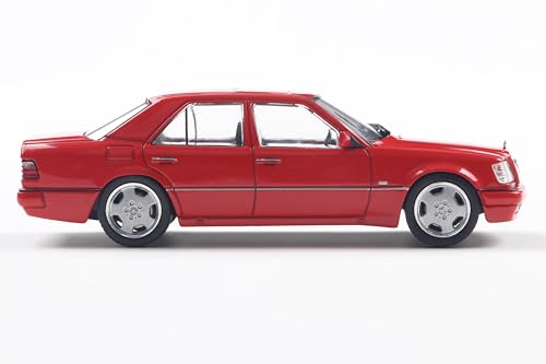 Modelo a Escala 1:43 Mercedes-Benz W124 E60 AMG Rojo miniatura 5