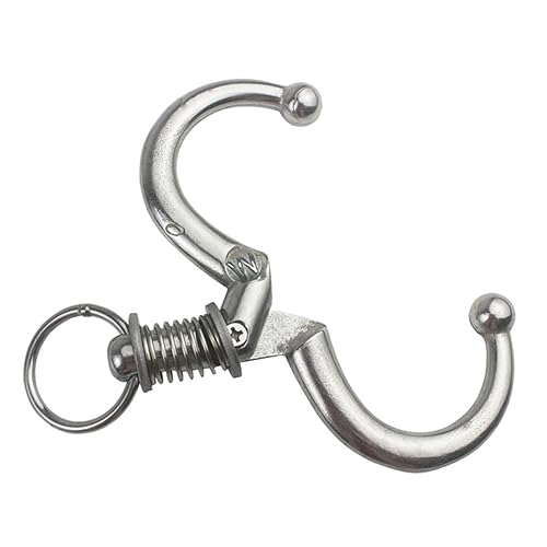 FUNOMOCYA Cattle Nose Ring Traction Tool Large Circle Stainless Steel Pliers for Livestock Handling Smooth Surface Design for Cattle Comfort Durable and Lightweight for Easy Use