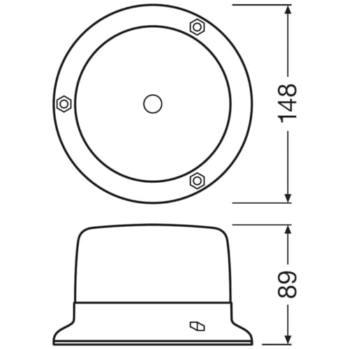 OSRAM RBL102 Rundumleuchte Rundumkennleuchte