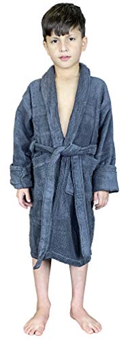 Skylinewears Kids Robe Soft Terry Cloth 100% Cotton Boys Girls Shawl Collar Spa Robes Toddler Bathrobes2
