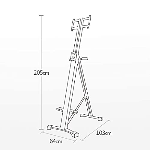 Image of Vertical Mountaineer Stepper Vertical Climber Fitness Folding Exercise Climbing Machine Folding, Max Load 300KG, Height