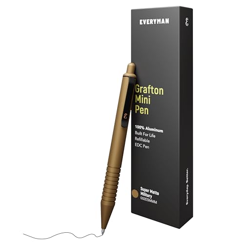 Everyman Mini Click Pen | 0.7mm ballpoint, pocket-size