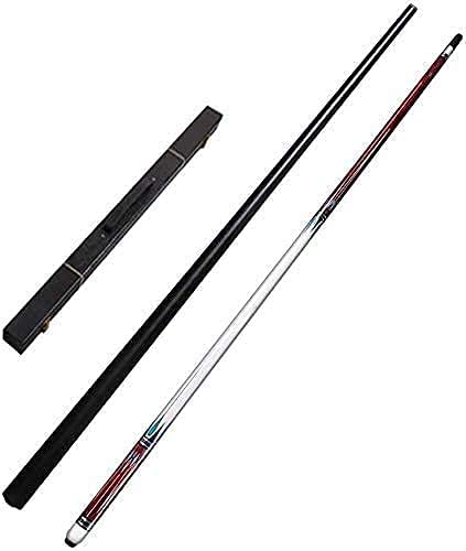 EIERFSKIOT pool cue stick billiard cue sticks Billiard Pool Cue Stick 58 Inch 19-20 Oz Handmade Maple Billiard Pool with 11.8Mm Tips 1/2 Jointed Billiard Stick Used in School Billiard Club(Color:K Red
