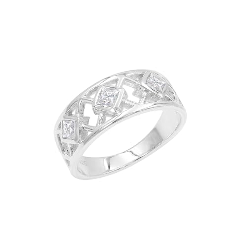 Bague minimaliste en moissanite et argent pour votre quotidien