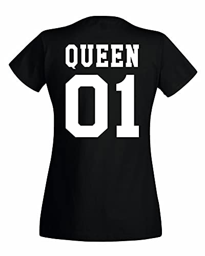 T-Shirt Body Bébé Homme Femme King Queen Prince Princess - Image 3