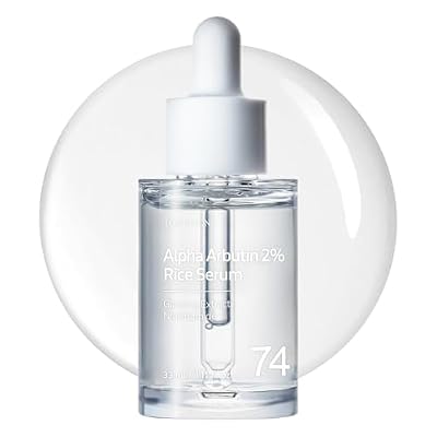 TOSOWOONG Alpha Arbutin 2% Rice Serum, Rice 746,074ppm, Alpha-Arbutin 20,000ppm, Glow, Glass skin, Pigmentation, Acne Marks, Dark Spots, Even Skin Tone, Hydrating, Korean Skin Care, 33ml / 1.11 fl.oz.