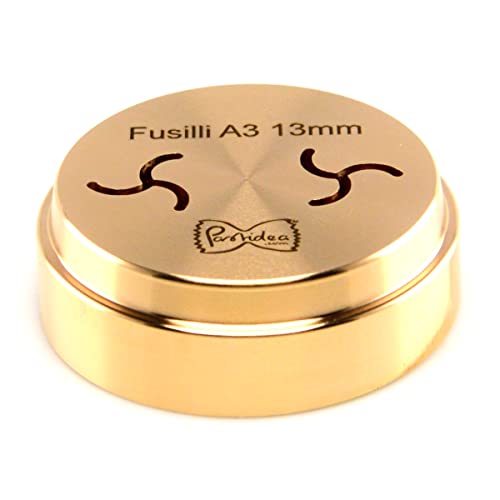 Pastidea - Matrize Fusilli A5 13 mm compatible con Kenwood Pasta Fresca o con adaptador en la máquina de pasta Avance y otras máquinas de pasta