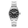 SEIKO SRPJ81 Men’s Analog Mechanical Watch – Black Dial Silver Stainless Steel Band – 100 Meters Water Resistant Depth Mechanical Watch