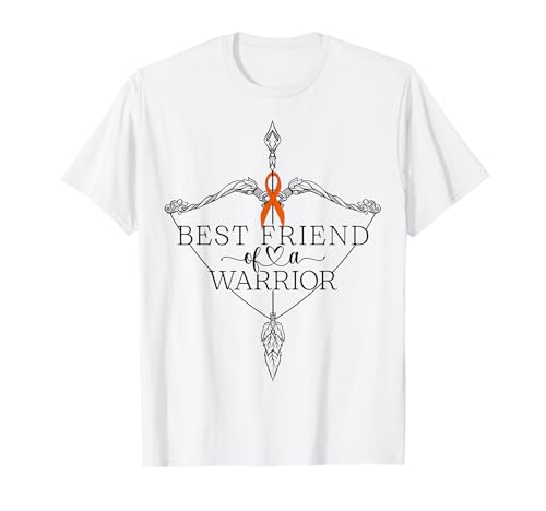 Meilleur ami d'un guerrier leucémie Soutien de sensibilisation au cancer T-Shirt