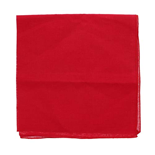 Motique Accessories Solid Color Bandana Red