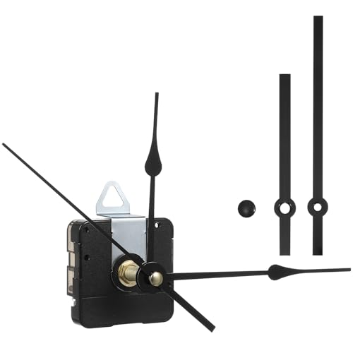 OUNONA 壁掛け時計機構キット 静音クォーツムーブメント 連続秒針付き 掛け時計修理 初心者向け簡単立 正確な保持