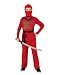Rubie's Ninja Child's Costume, Red, Small